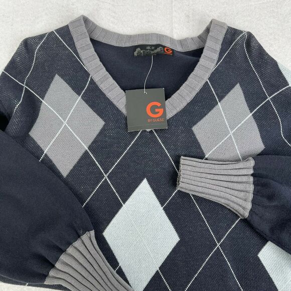 Men’s G by Guess Sweater Cardigan Long Sleeve X Large Gray - Picture 1 of 9
